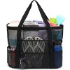 Generic Mesh Beach Bag, Large Beach Tote for Family Pool Bag for Toys & Vacation Essentials - 3 of 4