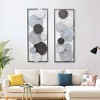 LuxenHome Multi-Color Flowers Metal Rectangular Panels Wall Decor Wall Art, Set of 2 Multicolored - 4 of 4