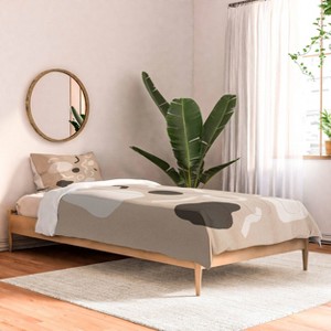 Deny Designs 2pc Twin/Twin Extra Long Cortney Herron Abstract Confetti Comforter and Pillow Sham Set Cream: Non-Woven, Machine Washable - 1 of 4