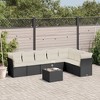 vidaXL Garden Sofa Set Black PE Rattan Large Modular Garden Sofa Set - 2 of 4