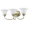 Livex Lighting Edgemont 3 - Light Vanity in  Antique Brass - 2 of 4