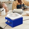 VEVOR Mini Pottery Wheel, for Kids or Beginners, 2 Turntables 2.6in/3.9in Ceramic Wheel Machine, Adjustable 0-300RPM Speed, Blue - 2 of 4