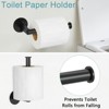Itopfox 10 Piece Matte Black Bathroom Hardware Set with 2 24 Inch Towel Racks 2 Towel Rings 2 Toilet Paper Holders 4 Hooks - 4 of 4