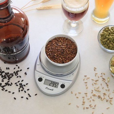 Escali Primo Chrome Digital Kitchen Scale with Tare Function
