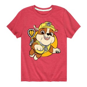 Boys' - Paw Patrol - Rubble Sketch Short Sleeve Graphic T-Shirt - 1 of 4