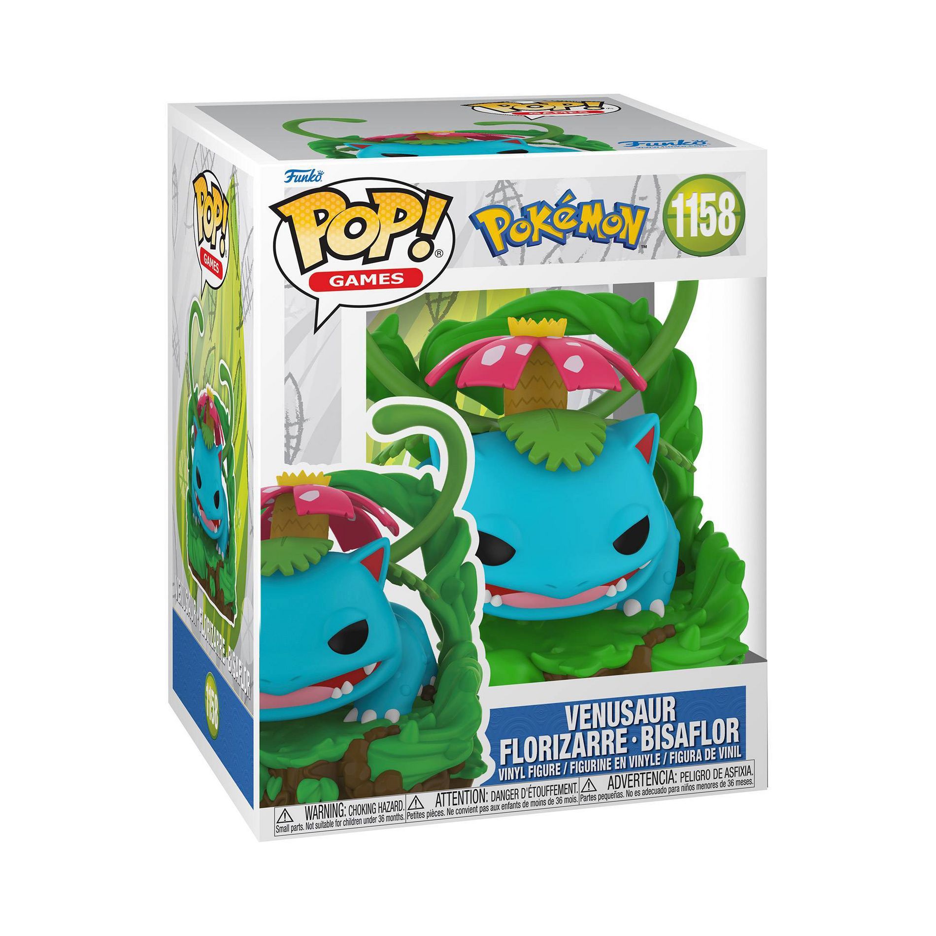 Funko Pop! Games: Pokemon Venusaur Vinyl Figure #1158