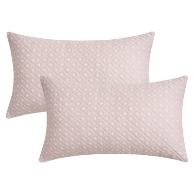 REGALWOVEN Geometric Pattern Soft Cozy Throw Pillow Covers for Living Room Sofa Home Decor 2 Pcs