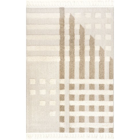 Nuloom Cordelia Fragmented Stripes Tasseled Indoor Area Rug - image 1 of 4