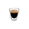 De'Longhi Double Wall Thermo Espresso Glass, Clear, 2 oz - 2 pack