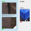 Yescom 8x8Ft 2-Tier Gazebo Top Replacement UV30+ for 2 Tier Outdoor Patio Canopy Cover Party Backyard Garden Coffee Tan - 4 of 4