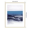Amanti Art Watercolor Landscape Blue by Iris Lehnhardt Wood Framed Wall Art Print - 4 of 4
