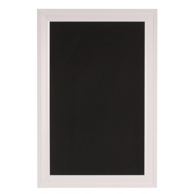 19" x 28" Bosc Framed Magnetic Chalkboard White - DesignOvation