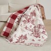 Winter Sleigh Ride Quilted Throw - Levtex Home - 2 of 4