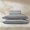 Brayden Cooling Stretch Jersey Sheet Set - Queen - Gray - 3 of 4
