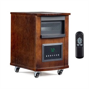 Karl Home 1500-Watt Infrared Quartz Wood Cabinet Electric Space Heater - 1 of 4