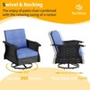 SUGOLD Outdoor Furniture 6-Piece Patio Wicker Furniture Set, All Weather Wicker Outdoor Furniture Set - 3 of 4