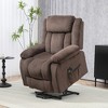 HOMCOM Power Lift Recliner Chair with Massage and Heat, Electric Lift Chair for Elderly - 3 of 4