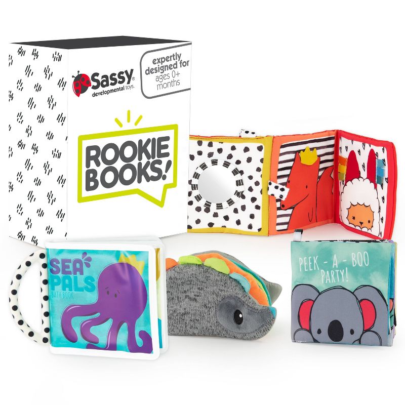 Sassy Toys Rookie Books Gift Set - 4pc, 2 of 8