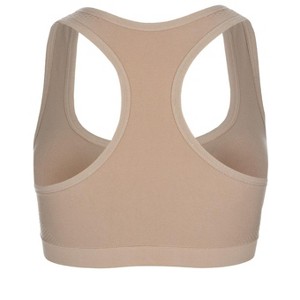 Memoi Girls' 2 Pair Pack Racerback Sports Training Bra - 1 of 4