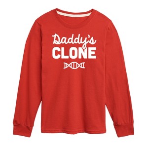 Boys' - Instant Message - Daddy's Clone Long Sleeve Graphic T-Shirt - 1 of 4