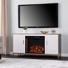 Daltaire Electric Fireplace with Media Storage - FE1217356 - Black - SEI - 2 of 4