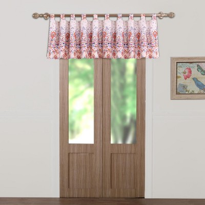 Barefoot Bungalow Amber Window Curtain Valance - 84 x 19, Multicolored