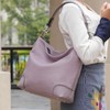 MKF Collection Viviana Vegan Leather Hobo Bag with Matching Wristlet by Mia K - 3 of 4