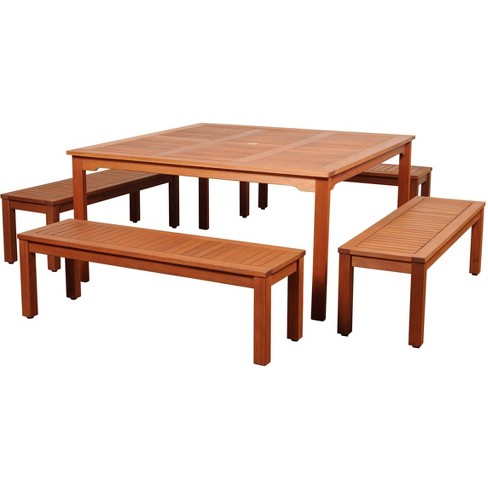 Eucalyptus best sale wood bench