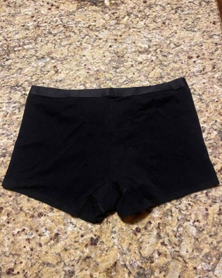 Women's Cotton Front Placket Boy Shorts - Auden™ Rose M : Target