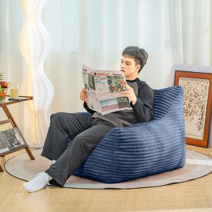 CAVINAS Giant Bean Bag Chair with Arms,Corduroy Gaming Bean Bag Chairs for Adults,Lounge Chair Indoor for Living Room,Dorm,Living Room Furniture - 1 of 4