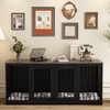 Famapy Large Furniture Style Dog Crate 70" Dog Crate with Tray and Divider - 2 of 4