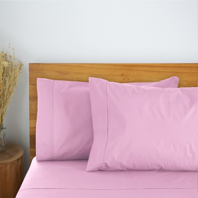 Light Plum Twin Bamboo Microfiber Sheet Set with Deep Pockets