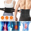 NPolar"Adjustable Breathable Mesh Lumbar Support Brace with Stays & Springs for Lower Back Pain Relief"Black - 4 of 4