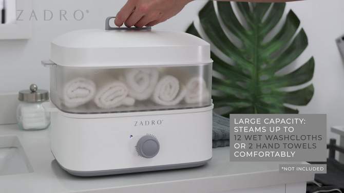 Countertop Towel Steamer - Zadro, 2 of 5, play video