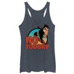 Women's The Emperor's New Groove No Touchy Point Racerback Tank Top