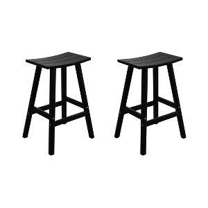 WestinTrends Outdoor Patio Adirondack Counter Height Stool Chair - 1 of 4