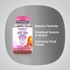 Piping Rock Hair Skin and Nails Vitamins | 80 Gummies | Natural Fruit Flavor - 4 of 4