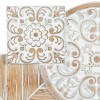 Farmhouse Wood Floral Intricately Carved Wall Decor White - Olivia & May: Vertical Botanical Art, Indoor Use - 4 of 4