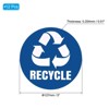 Unique Bargains Self-Adhesive PVC Vinyl Waterproof Indoor and Outdoor Trash Bin Sticker 12 Pcs 5 Inch - 2 of 4