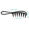 Unique Bargains Anti Static Hair Comb Wide Tooth for Thick Curly Hair Hair Care Detangling Comb For Wet and Dry 3 Pcs - 4 of 4