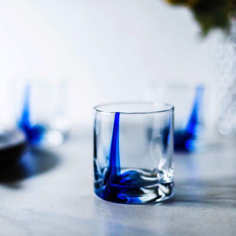 Libbey Blue Ribbon Impressions Rocks Glasses, 8-ounce, Set of 8, 3 of 6