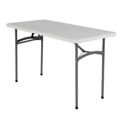 Peakform 4' Adjustable Height Folding Table Off-white : Target