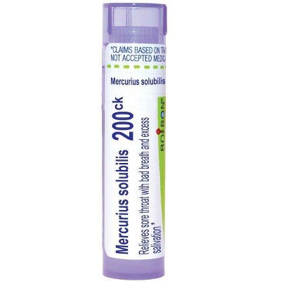 Mercurius Solubilis 200CK by Boiron Homeopathic Single Medicine For Cough, Cold & Flu  -  80 Pellet