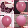 PartyWoo Balloons Mauve Boho Dusty Pink 18 12 10 5 Inch 100 pcs - 2 of 4