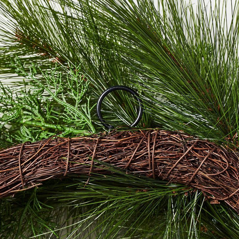Pine and Eucalytpus Wreath - Threshold&#8482; designed with Studio McGee, 4 of 5