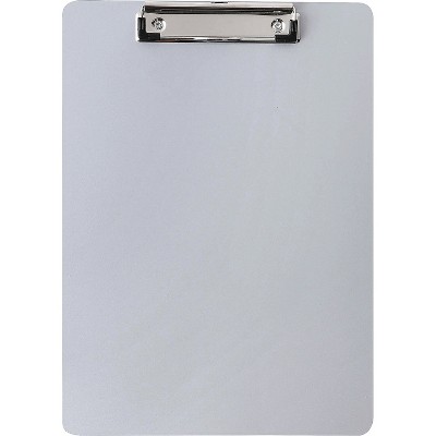 Business Source Clipboard 1/2" Safety Clip Plastic 12-2/5"x8-9/10"x1/10" SR 49265