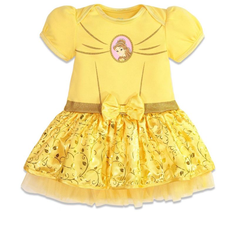 Disney Princess Cinderella Ariel Belle Snow White Girls Cosplay Dress and Headband Newborn to Infant , 3 of 8