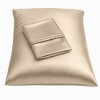 BLISSFORD Satin Pillowcase with Zipper, Satin Pillow Cases 2 Pack, Silk Pillow Cover - 2 of 4