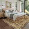 Washable Runner Rugs - Stain Resistant, Non-Slip, Pastel Oriental Runner for Bedroom, Laundry, Hallway - 2 of 4