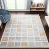 Contemporary Geometric Checkered Indoor Area Rug or Runner by Blue Nile Mills - 2 of 4